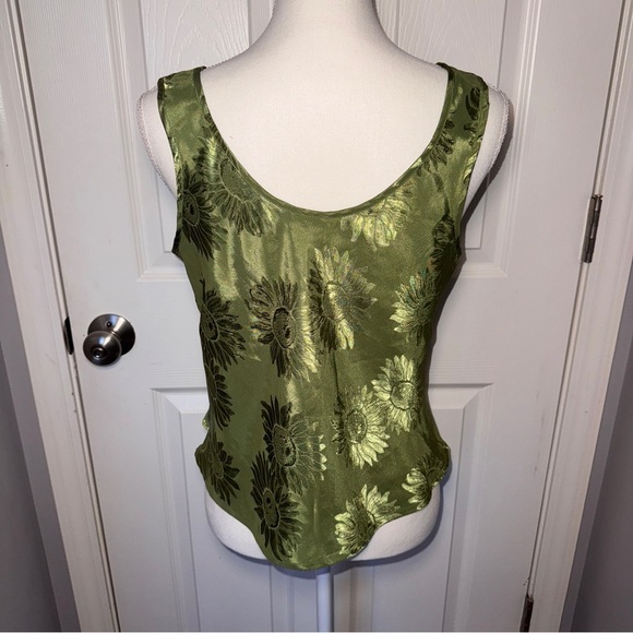 Y2K Victoria's Secret Satin Floral Tank - Picture 13 of 13